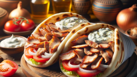 Photo of 2 Pork Gyros