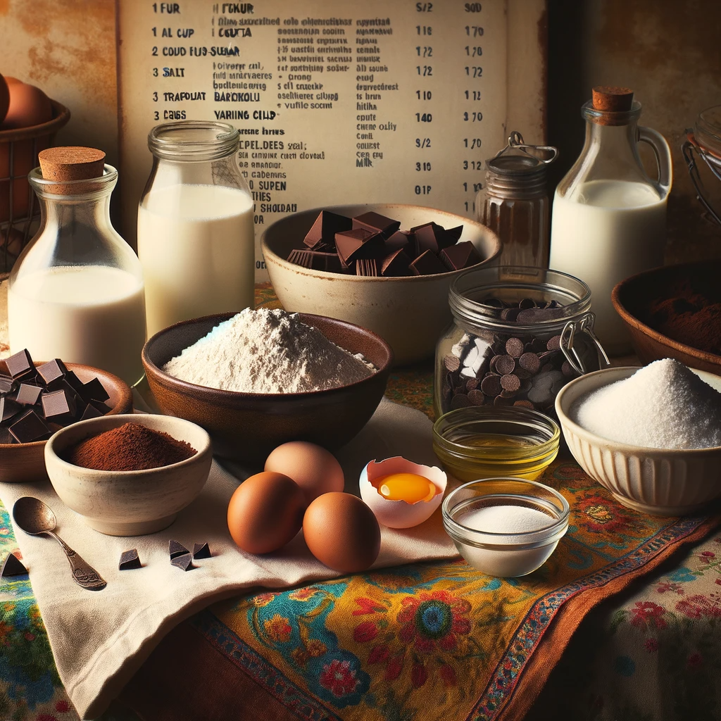 Sokolatopita: moist greek chocolate cake recipe 1 Ingredients for chocolate cake