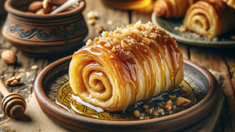 a serving of Saragli