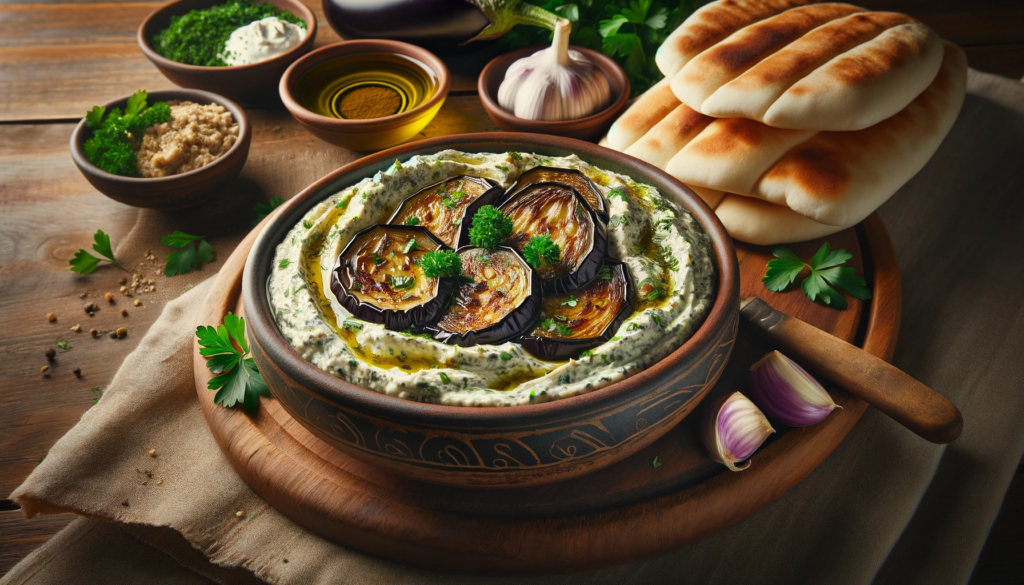 Photo of melitzanosalata μελιτζανοσαλάτα a classic greek eggplant dip
