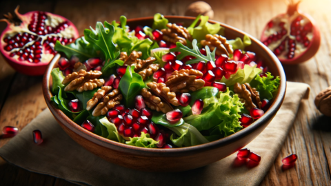 Pomegranate and Walnut Salad