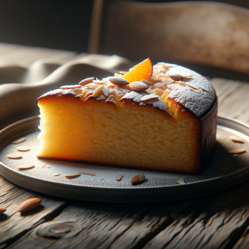 Vasilopita cake recipe: traditional greek new years cake 1 A slice of vasilopita a traditional greek new years cake